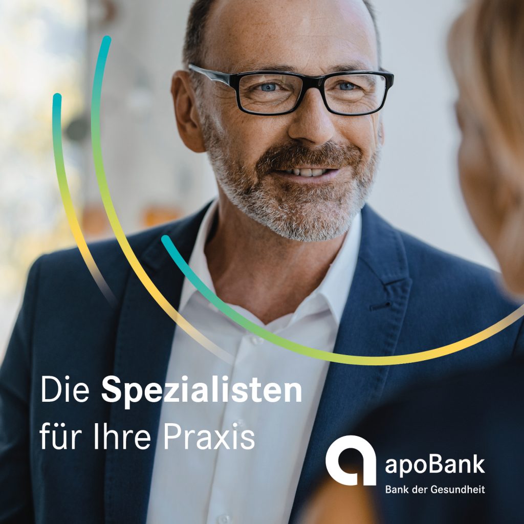 Praxisflüsterer Werbepartner: ApoBank